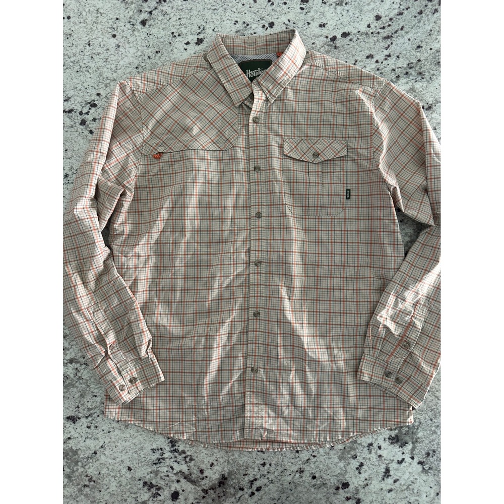 Howler Brothers Bros Matagorda Long Sleeve Plaid Shirt Large L